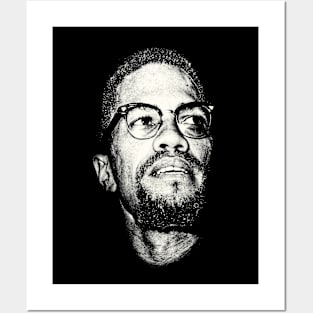 Malcolm X BLM Black Lives Matter Black History Posters and Art